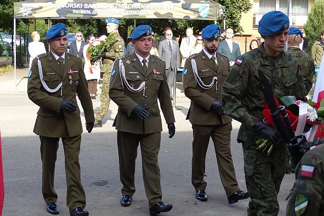 Polskie ofiary II wojny światowej upamiętnione przy jednostce wojskowej