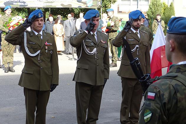 Polskie ofiary II wojny światowej upamiętnione przy jednostce wojskowej