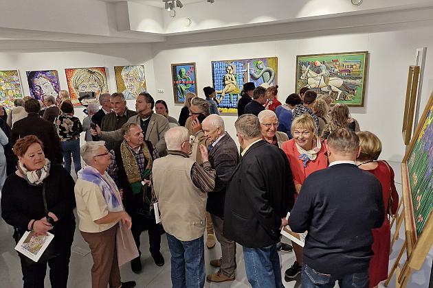 PANTA PAINT. Wystawa prac Edmunda Pospiesznego w Wieży Ciśnień