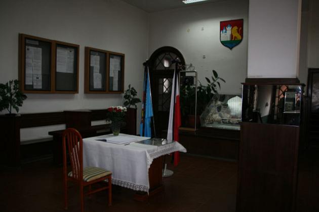 Księga Kondolencyjna wyłożona