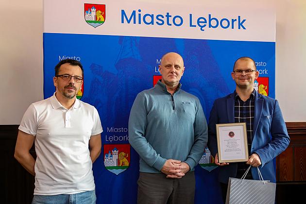 Sportowe sukcesy lęborskich karateków – spotkanie z burmistrzem Lęborka