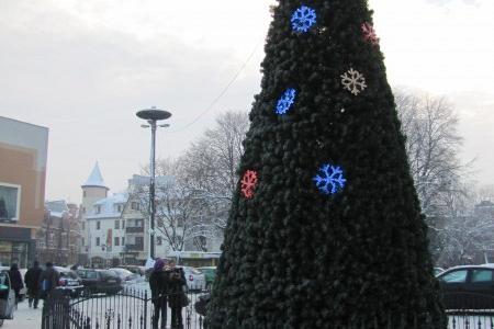 Choinka na Placu Pokoju