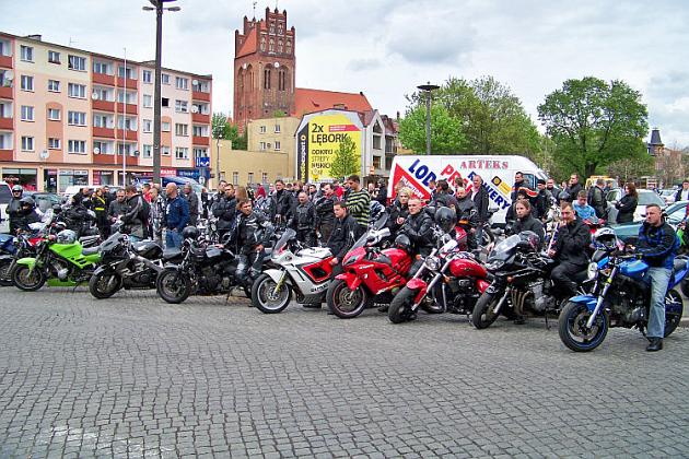 Parada motocykli odwiedziła Lębork