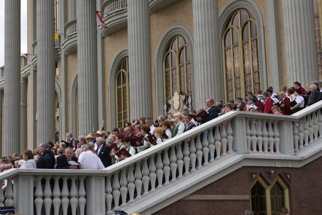 Belferek na zlocie chórów w Licheniu