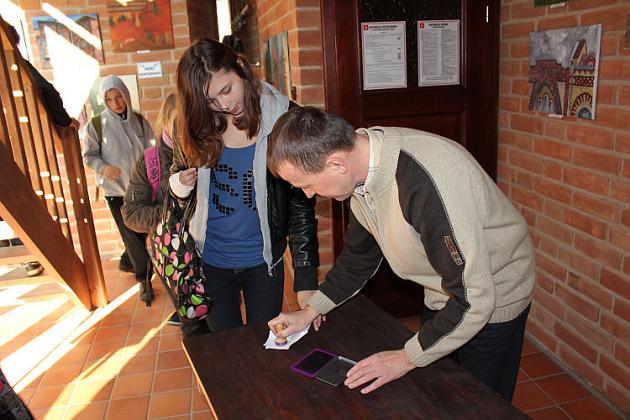 Piesza wyprawa po Lęborku. Pogoda dopisała, humory też