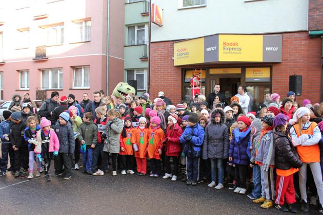 Biegali z Mikołajem