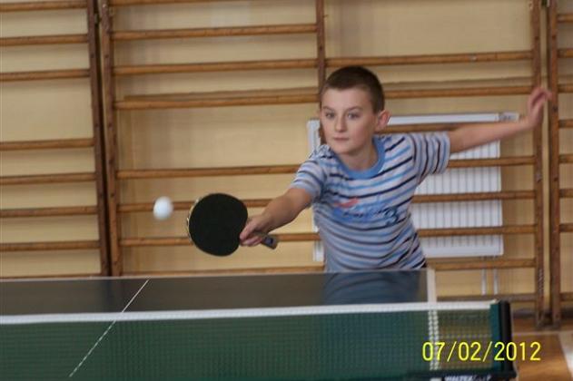 Podsumowanie turniejów tenisa stołowego „FERIE NA SPORTOWO 2012