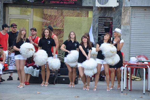 Lęborskie mażoretki w Hiszpanii