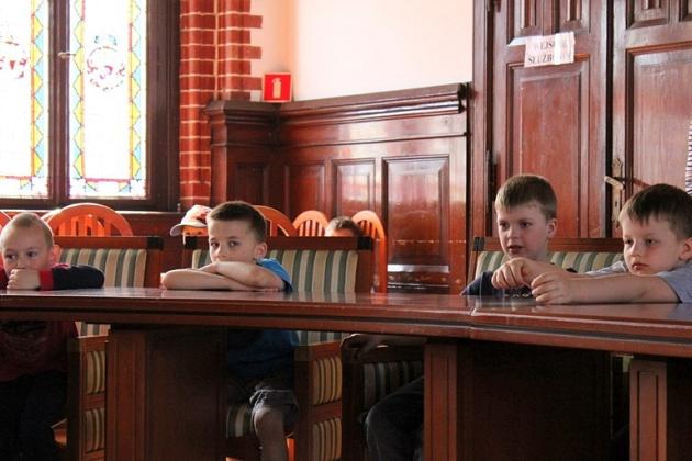 Przedszkolaki w ratuszu