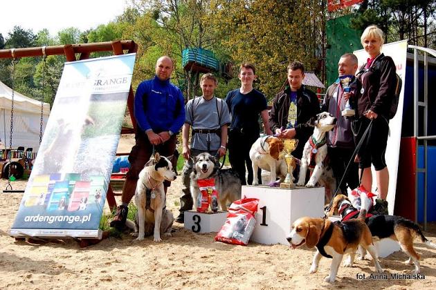 Zawody Dogtrekkingu w Lęborku