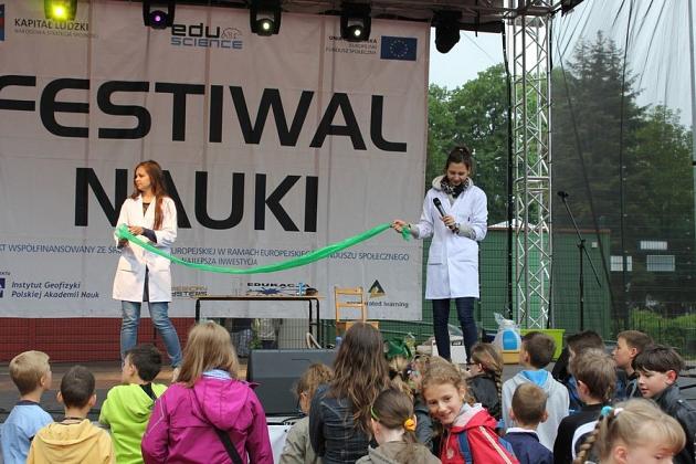 Naukowa zabawa na Festiwalu EDUSCIENCE