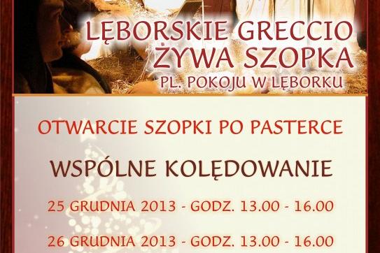 Żywa szopka na Pl. Pokoju