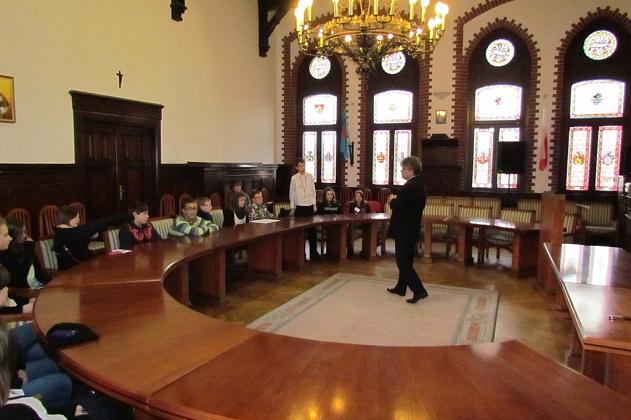 Przyszli dziennikarze „przepytali” burmistrza