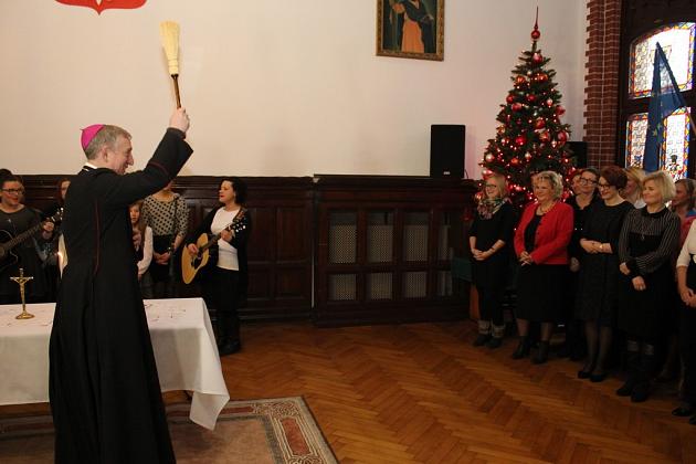 Biskup Kasyna kolędował w ratuszu