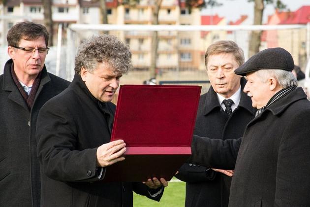 Otwarcie nowego boiska na Stadionie Miejskim