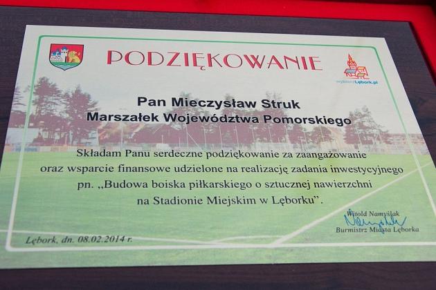Otwarcie nowego boiska na Stadionie Miejskim