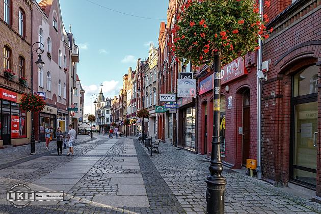 Deptak ul. Staromiejska w Lęborku