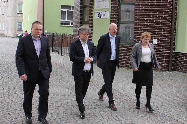 Przedstawiciele NMF Group z wizytą u Burmistrza