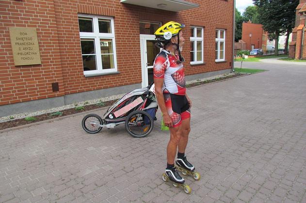 Na rolkach dookoła Polski. Lębork kolejnym przystankiem.