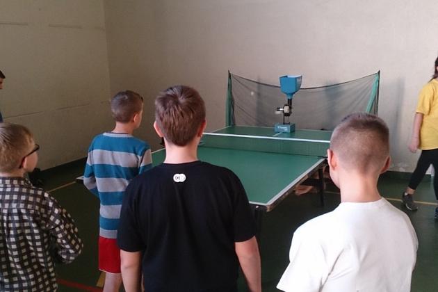 Zajęcia pokazowe z tenisa stołowego w ramach projektu „Baltic Rally”