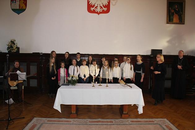 Biskup z wizytą w ratuszu