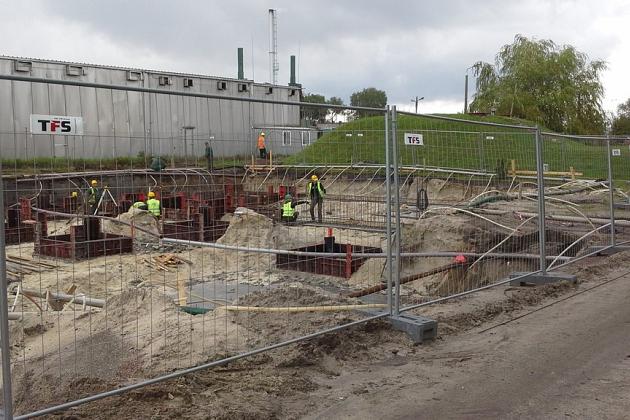 Galeria zdjęć z budowy elektrociepłowni.