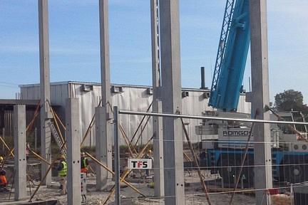 Galeria zdjęć z budowy elektrociepłowni.