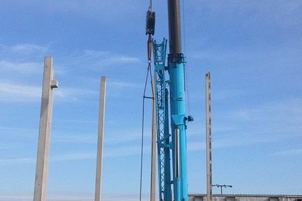 Galeria zdjęć z budowy elektrociepłowni.