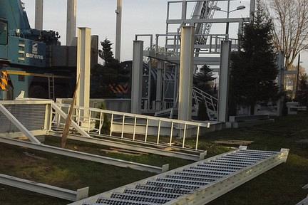 Galeria zdjęć z budowy elektrociepłowni.