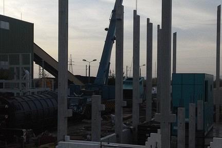 Galeria zdjęć z budowy elektrociepłowni.