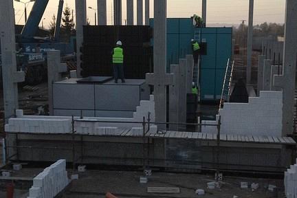 Galeria zdjęć z budowy elektrociepłowni.