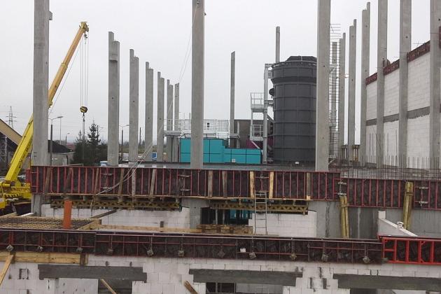 Galeria zdjęć z budowy elektrociepłowni.