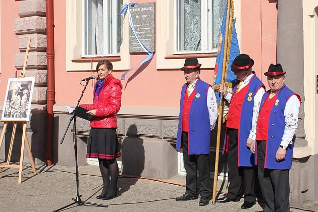 Tablica Alfreda Lubockiego odsłonięta