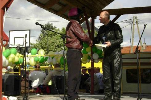 Burmistrz na motocyklu