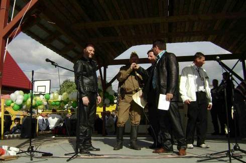 Burmistrz na motocyklu