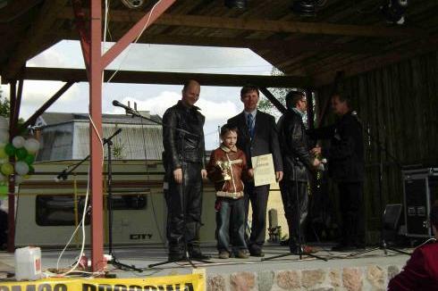 Burmistrz na motocyklu