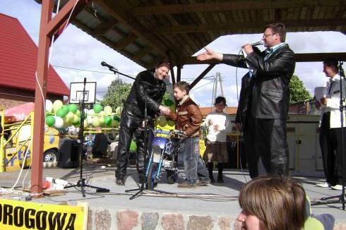 Burmistrz na motocyklu