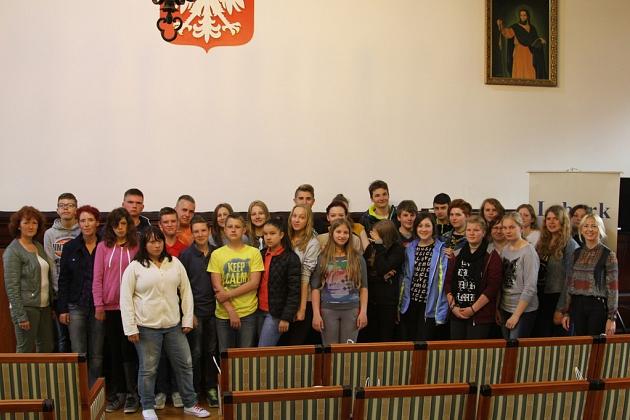 Wizyta uczniów z niemieckiego miasta Stralsund
