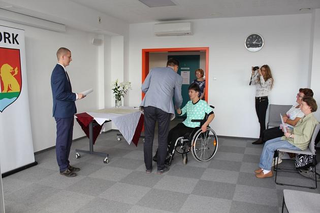 Uroczyste wręczenie certyfikatów w projekcie „e-Lębork”