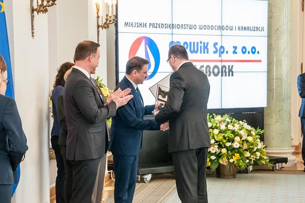 MPWiK odebrał certyfikat 