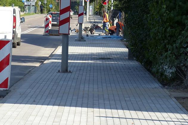 Remont chodnika na ul. Kaszubskiej