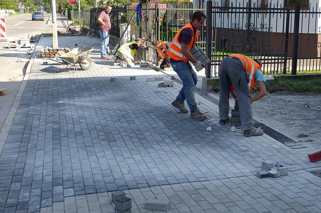 Remont chodnika na ul. Kaszubskiej