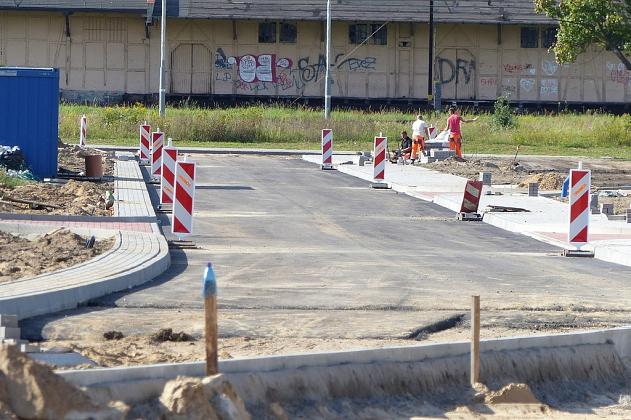 Objazd na obwodnicy. Trwa budowa nowego wyjazdu z osiedla