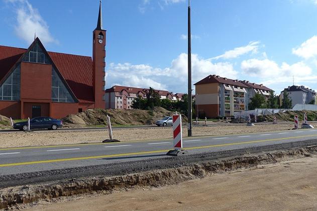 Objazd na obwodnicy. Trwa budowa nowego wyjazdu z osiedla