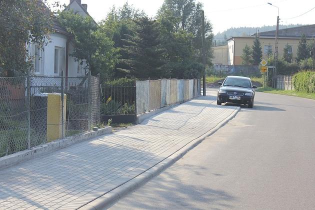 Remont chodnika na ulicy ks. Gracza