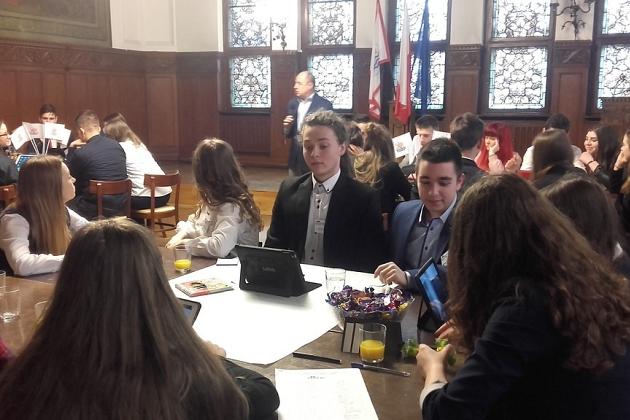 Spotkanie Młodzieżowych Rad Miast Lęborka, Ustki, Kościerzyny i Słupska