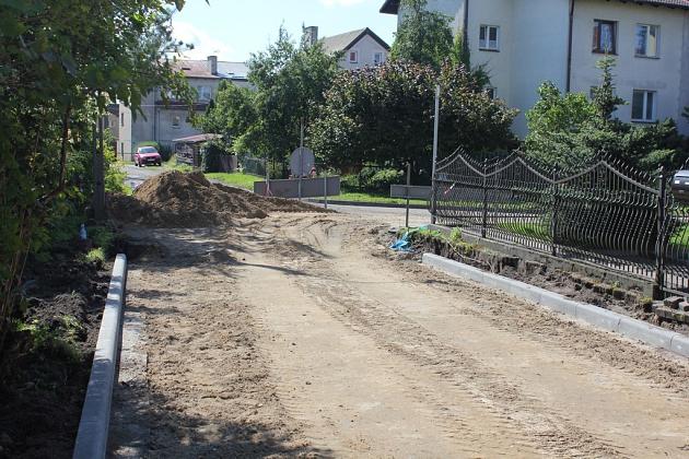 Chojnicka boczna w budowie