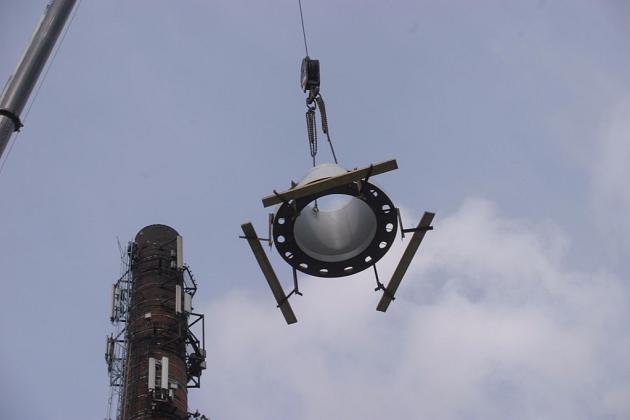 Remont komina kotłowni KR-1