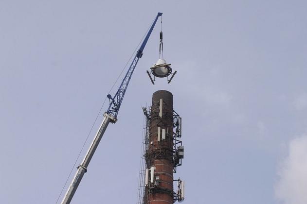 Remont komina kotłowni KR-1