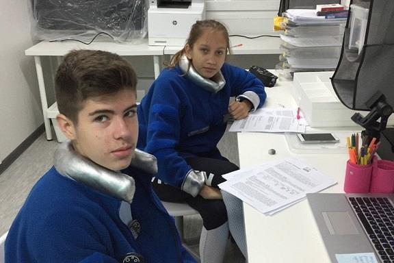 Uczniowie ze Szkoły Podstawowej nr 1 wylądowali… na Księżycu